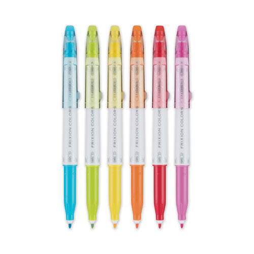 Frixion Colors Erasable Porous Point Pen, Stick, Bold 2.5 Mm, Assorted Artistic Ink And Barrel Colors, 6/pack