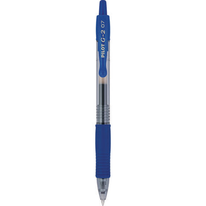 G2 Premium Gel Pen Convenience Pack, Retractable, Fine 0.7 Mm, Blue Ink, Smoke/blue Barrel, 36/pack