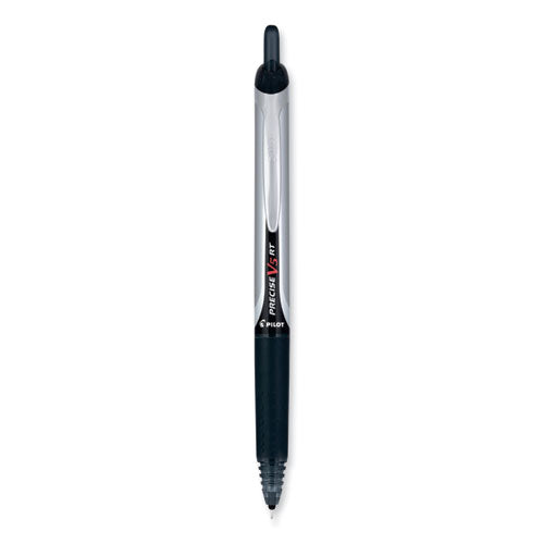 Precise V5rt Rollerball Pen, Retractable, Extra-fine 0.5 Mm, Black Ink, Black Barrel, 30/pack