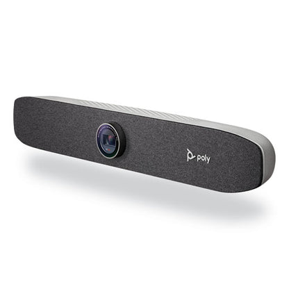 Poly Studio P15 Personal Video Bar, 1280 Pixels X 720 Pixels, Gray/black
