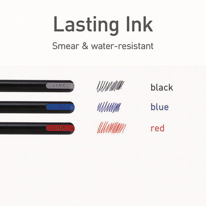 Pentonic Ballpoint Pen, Stick, Fine 0.7 Mm, Assorted Ink Colors, Black Barrel, 25/pack