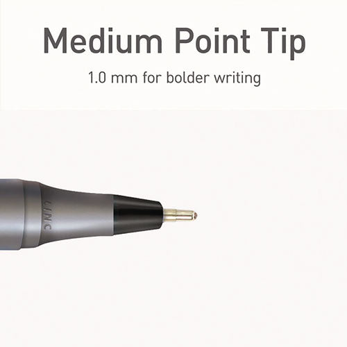 Pentonic Ballpoint Pen, Stick, Medium 1 Mm, Assorted Ink Colors, Charcoal Gray Barrel, 25/pack