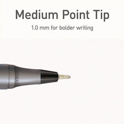 Pentonic Ballpoint Pen, Stick, Medium 1 Mm, Assorted Ink Colors, Charcoal Gray Barrel, 25/pack