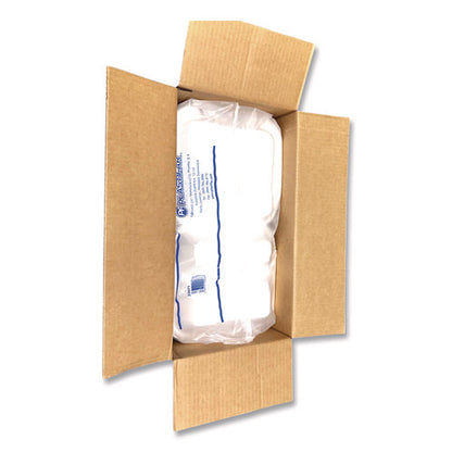 Foam Hinged Lid Containers, 3-compartment, 9 X 9 X 3, White, Foam, 200/carton