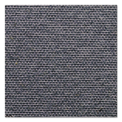 Enclosed Indoor Fabric Bulletin Board With One Hinged Door, 24" X 36", Gray Surface, Graphite Gray Aluminum Frame