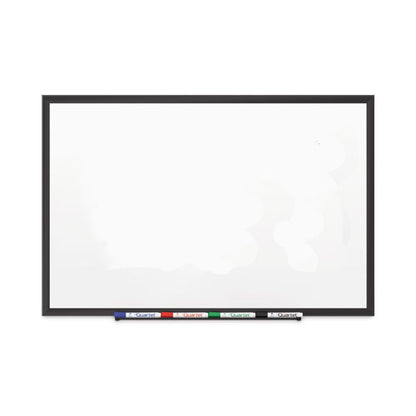 Classic Series Porcelain Magnetic Dry Erase Board, 36" X 24", White Surface, Black Aluminum Frame