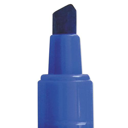 Enduraglide Dry Erase Marker, Broad Chisel Tip, Four Assorted Colors, 12/set