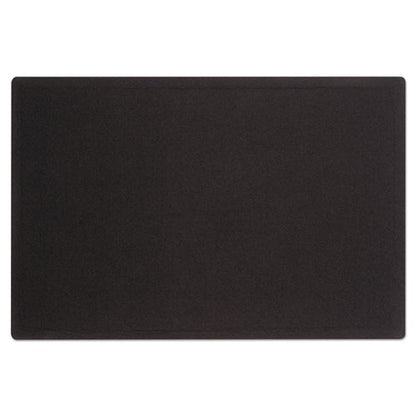 Oval Office Fabric Board, 36" X 24", Black Surface