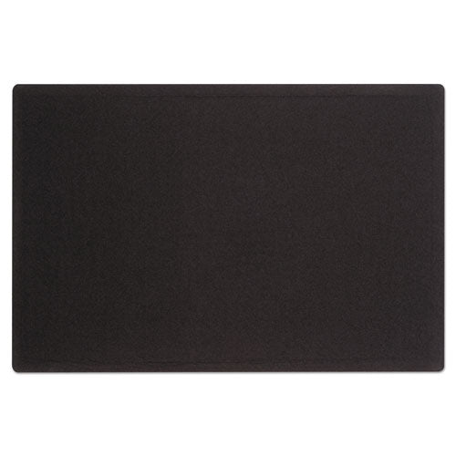 Oval Office Fabric Board, 48" X 36", Black Surface