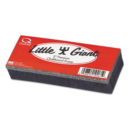 Chalkboard Eraser, 5" X 2" X 1", Black/red