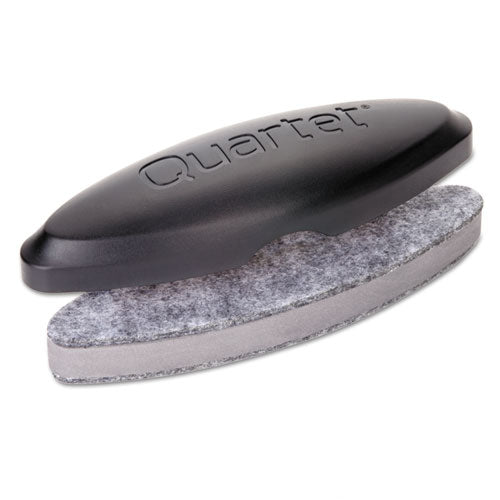 Magnetic 2-in-1 Eraser, 6.5" X 2" X 1.38", Black