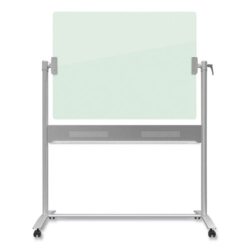 Infinity Glass Dry-erase Board Presentation Easel, 24" X 36", White Surface