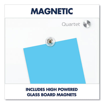Brilliance Glass Dry-erase Boards, 48" X 48", White Surface