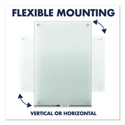 Infinity Glass Marker Board, 48" X 36", Frost Surface