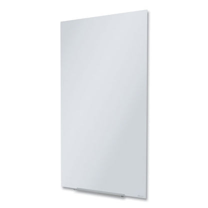 Invisamount Vertical Magnetic Glass Dry-erase Boards, 28" X 50", White Surface