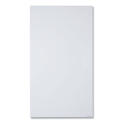 Invisamount Vertical Magnetic Glass Dry-erase Boards, 42" X 74", White Surface