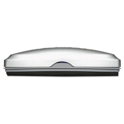Premium Magnetic 3-in-1 Glass Board Eraser, 6.5" X 2" X 1.38", Silver