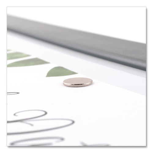 Matrix Magnets, Circles, 0.38" Diameter, Silver, 50/pack