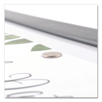 Matrix Magnets, Circles, 0.38" Diameter, Silver, 50/pack