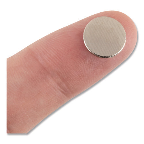 Matrix Magnets, Circles, 0.38" Diameter, Silver, 50/pack