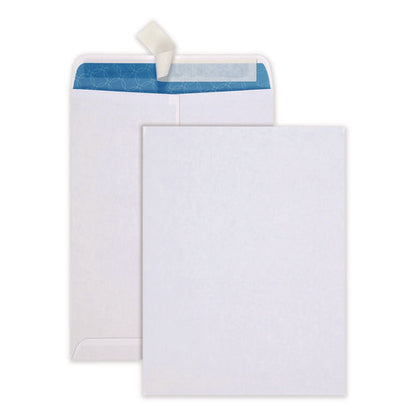 Redi-strip Security Tinted Envelope, Antimicrobial, #10 1/2, Cheese Blade Flap, Redi-strip Closure, 9 X 12, White, 100/box