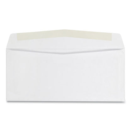 Business Envelope, #10, Commercial Flap, Side Seam, Gummed Closure, 24 Lb Bond Weight Paper, 4.13 X 9.5, White, 500/box