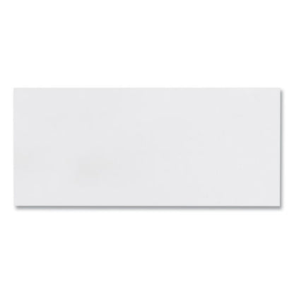 Business Envelope, #10, Commercial Flap, Side Seam, Gummed Closure, 24 Lb Bond Weight Paper, 4.13 X 9.5, White, 500/box