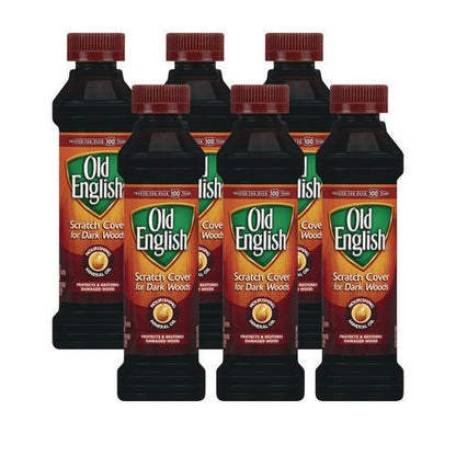 Furniture Scratch Cover, For Dark Woods, 8 Oz Bottle, 6/carton