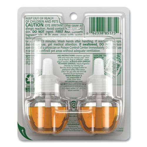 Scented Oil Twin Refill, Hawai'i Exotic Papaya/hibiscus Flower, 0.67 Oz, 2/pack, 6 Packs/carton