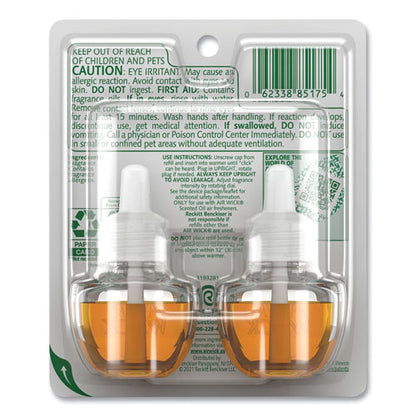 Scented Oil Twin Refill, Hawai'i Exotic Papaya/hibiscus Flower, 0.67 Oz, 2/pack, 6 Packs/carton
