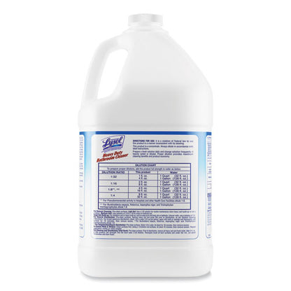 Disinfectant Heavy-duty Bathroom Cleaner Concentrate, Fresh Lime, 1 Gal Bottle, 4/carton