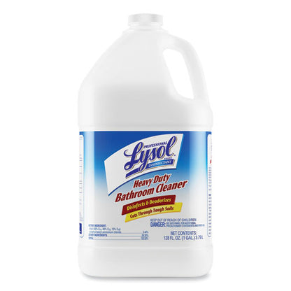 Disinfectant Heavy-duty Bathroom Cleaner Concentrate, Fresh Lime, 1 Gal Bottle
