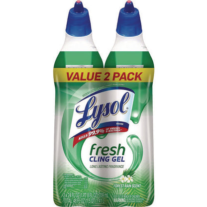 Cling And Fresh Toilet Bowl Cleaner, Forest Rain Scent, 24 Oz, 2/pack