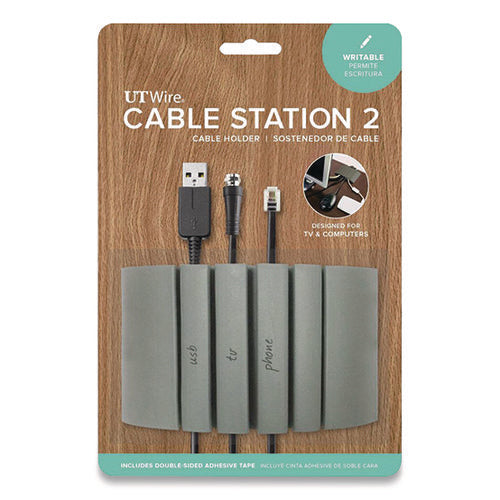 Cable Station 2, 4.75" X 2.75" Gray