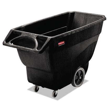 0.75 Cu Yd Structural Foam Tilt Truck, 600 Lb Capacity, Black