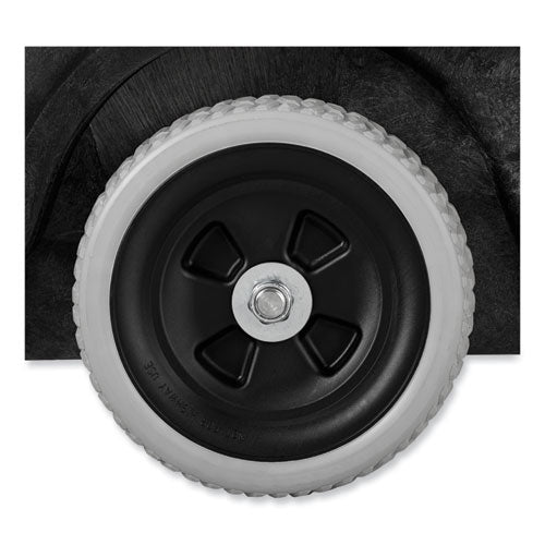 0.75 Cu Yd Structural Foam Tilt Truck, 600 Lb Capacity, Black