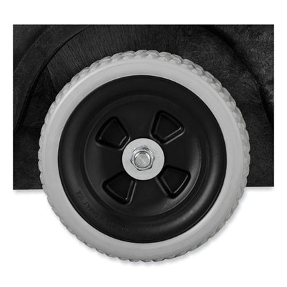 0.75 Cu Yd Structural Foam Tilt Truck, 600 Lb Capacity, Black