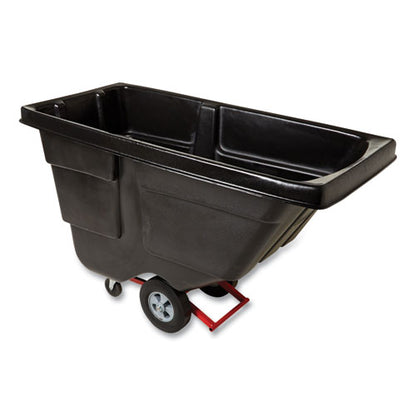0.5 Cu Yd Brute Rotomolded Tilt Truck, 450 Lb Capacity, Black