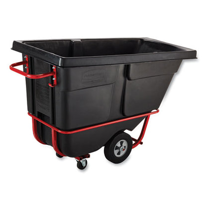 0.5 Cu Yd Brute Rotomolded Tilt Truck, 850 Lb Capacity, Black