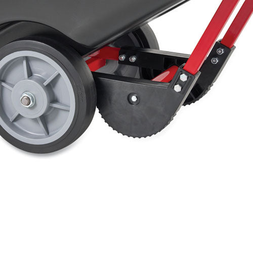 0.5 Cu Yd Brute Rotomolded Tilt Truck, 850 Lb Capacity, Black