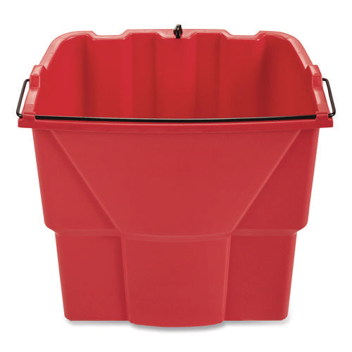 Wavebrake 2.0 Dirty Water Bucket, 18 Qt, Plastic, Red