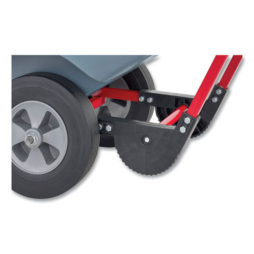 1 Cu Yd Brute Duratilt Frame Tilt Truck, Standard Duty, 1,200 Lb Capacity, Gray