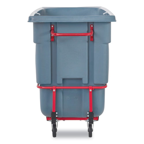 1 Cu Yd Brute Duratilt Frame Tilt Truck, Standard Duty, 1,200 Lb Capacity, Gray