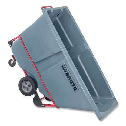 1 Cu Yd Brute Duratilt Frame Tilt Truck, Standard Duty, 1,200 Lb Capacity, Gray