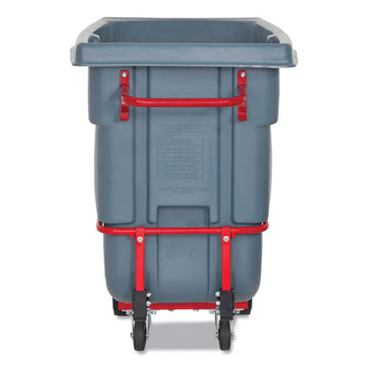 0.5 Cu Yd Brute Duratilt Frame Tilt Truck, Heavy Duty, 1,400 Lb Capacity, Gray