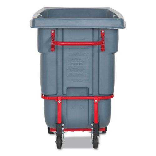 0.5 Cu Yd Brute Duratilt Frame Tilt Truck, Heavy Duty, 1,400 Lb Capacity, Gray