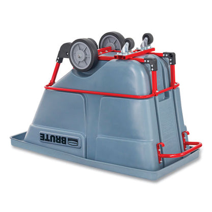 0.5 Cu Yd Brute Duratilt Frame Tilt Truck, Heavy Duty, 1,400 Lb Capacity, Gray