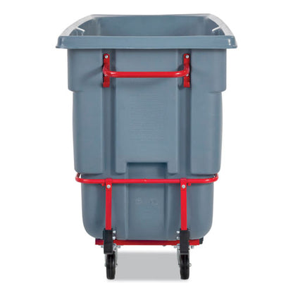 1 Cu Yd Brute Duratilt Frame Tilt Truck, Heavy Duty, 2,100 Lb Capacity, Gray