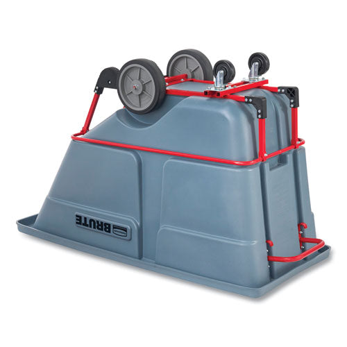 1 Cu Yd Brute Duratilt Frame Tilt Truck, Heavy Duty, 2,100 Lb Capacity, Gray