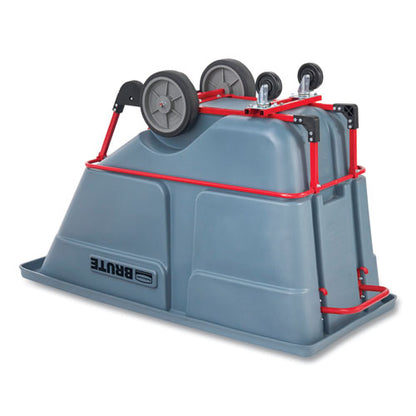 1 Cu Yd Brute Duratilt Frame Tilt Truck, Heavy Duty, 2,100 Lb Capacity, Gray